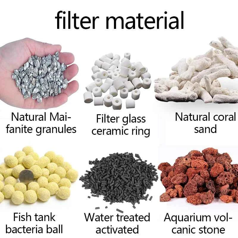 Aquarium Filter Media Activated Carbon Ceramic Rings Bio Ball Clean Water 1 Pcs
