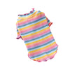 Colorful Stripe Sphynx Cat Vest Shirt for Small Cats Katten Kedi Cotton Puppy Dog Pet Clothes mascotas Clothing ropa para gatos
