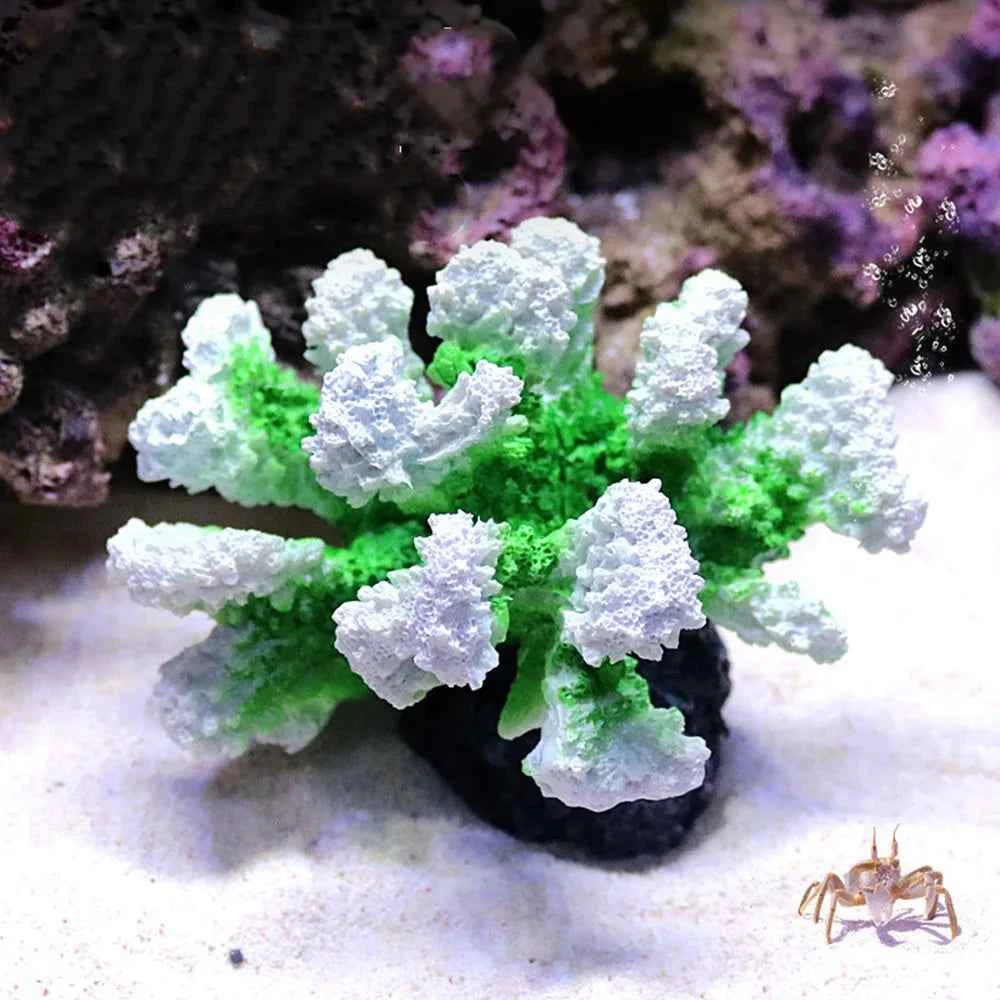 Resin Coral Reef Aquarium Ornaments Fish Tank Decor Resin Coral Home Tank Decor