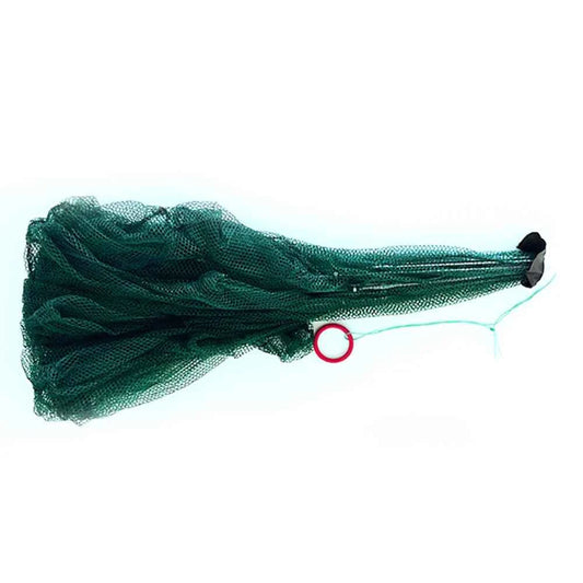 High Strength 4-28 Holes Automatic Hand Fishing Net Shrimp Cage Fish Trap Cast Nets Cast Fold Crab Fishing Network Outdoor Net