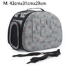 Travel Pet Bag Cat Flower Carriers Bags Breathable Pink Folding Small Dog Outdoor Shoulder Bag Folding Cats Carrying - Play Paws Toys