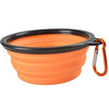 1000ml Large Collapsible Dog Pet Folding Silicone Bowl Outdoor Travel Portable Puppy Food Container Feeder Dish Bowl