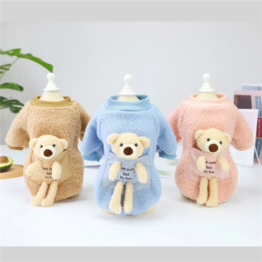 Pet Cats Dog Clothes Winter Warm Down Jacket For Small Dogs Cotton Chihuahua Hooded Clothes Dog Windproof Clothing Coat Apparel