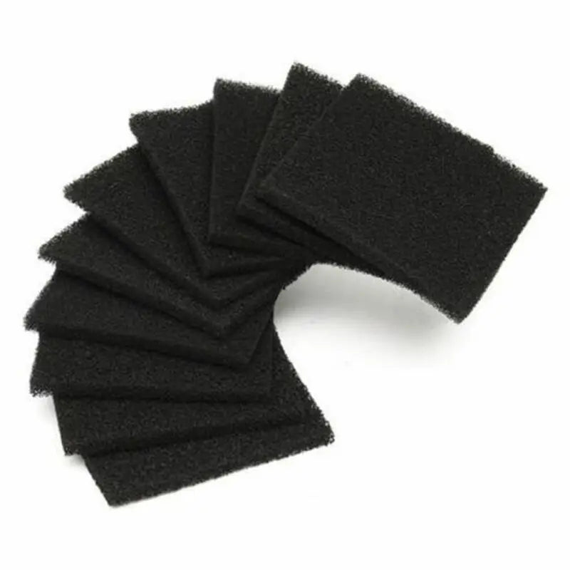 5/10/20Pcs Universal Black Activated Carbon Foam Sponge Air Filter Impregnated Sheet Pad Filter Sponge