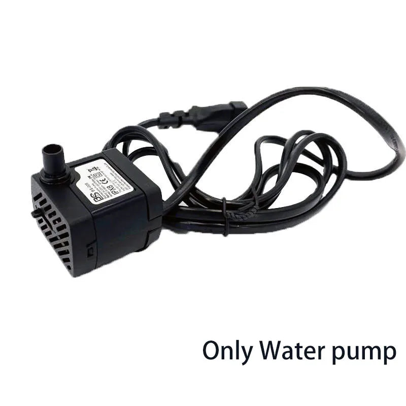 110V/220V 2.5W/3W/4W/5W Ultra-Quiet Submersible Water Fountain Pump Filter Fish Pond Aquarium Water Pump Tank Garden Fountain