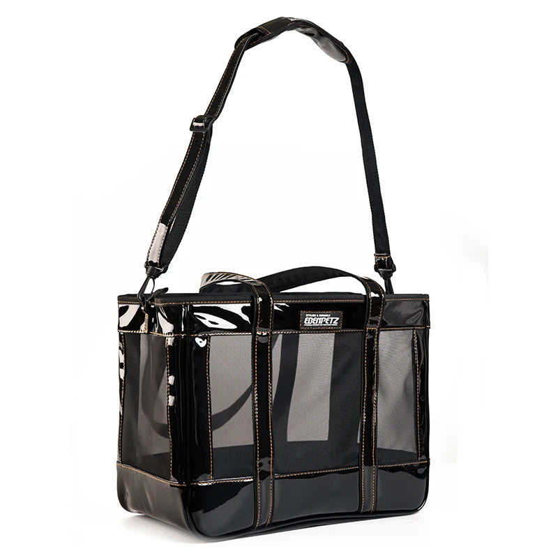 EDENPETZ Breathable Pet Dog Cat Carrier Mesh Leather Fashion Large Travel Puppy Kitty Carry Bag Shoulder Handbag - Play Paws Toys