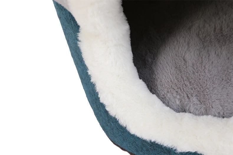 HOOPET Cat Bed House Soft Plush Kennel Puppy Cushion Small Dogs Cats Nest Winter Warm Sleeping Pet Dog Bed Pet Mat Supplies - Play Paws Toys