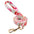 Personalized Dog Collar And Leash Set Nylon Dog Collars Floral Printed Pet Walking Leash Customized ID Tag For Medium Large Dogs