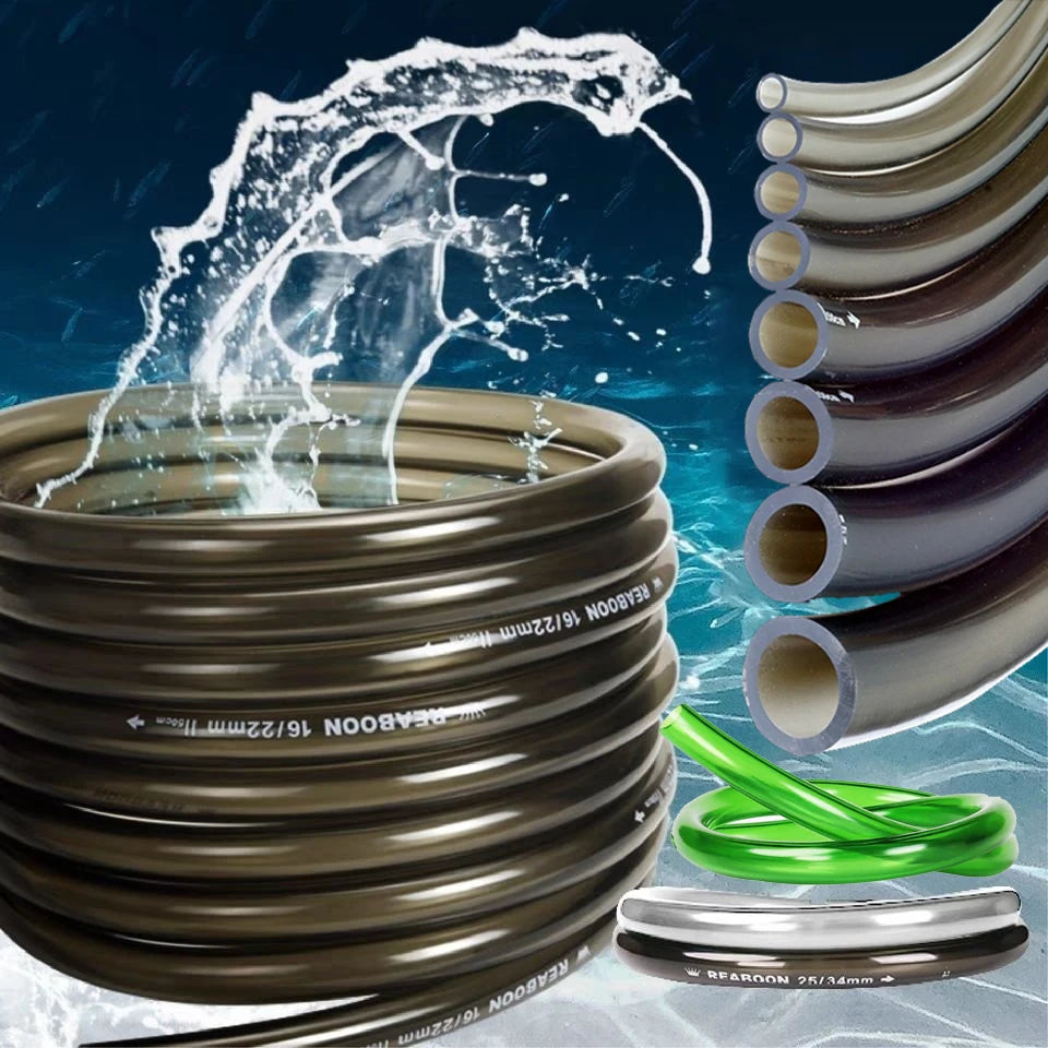 8/12/16mm Aquarium Green Hose for Water Pump Filter Accessories Tube Fish Tank Water Pipe Cleaning Tool Garden Irrigation Hose