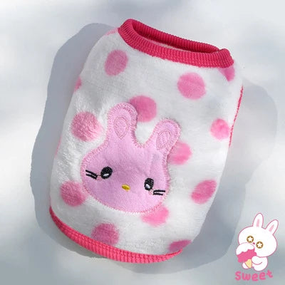 Pet Clothes Winter Warm Coats Vest Soft Fleece For Small Dogs Cats Girl Boys Chihuahua Yorkies Cute Transformation Outfit Xxs-XL - Play Paws Toys