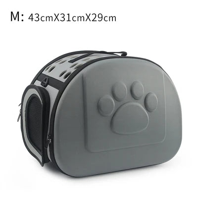Travel Pet Bag Cat Flower Carriers Bags Breathable Pink Folding Small Dog Outdoor Shoulder Bag Folding Cats Carrying - Play Paws Toys