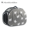 Travel Pet Bag Cat Flower Carriers Bags Breathable Pink Folding Small Dog Outdoor Shoulder Bag Folding Cats Carrying - Play Paws Toys
