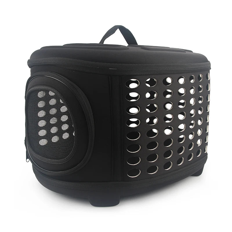 Travel Pet Bag Cat Flower Carriers Bags Breathable Pink Folding Small Dog Outdoor Shoulder Bag Folding Cats Carrying - Play Paws Toys