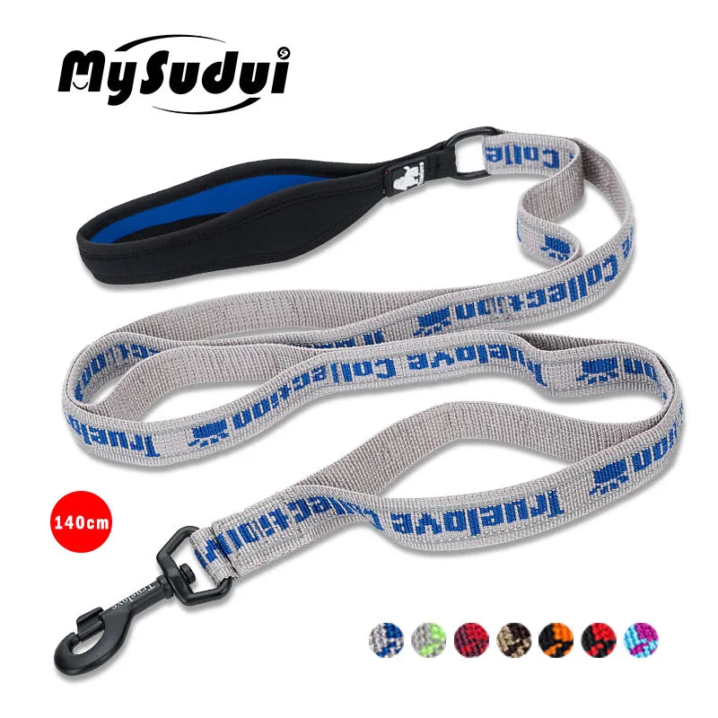 Truelove Embroider Neoprene Pet Dog Collar Nylon Adjustable Dog Collars For Big Small Dogs Running Reflective Chihuahua Bitpulls
