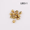 Silver Gold Nickel Copper Jingle Bells Pendants Hanging Christmas Ornaments Christmas Decorations Party DIY Crafts Accessories