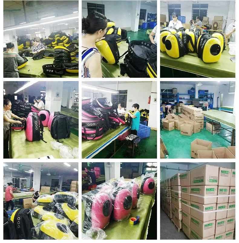 Breathable Pet Carrier Backpack for Cat and Dog, Astronaut Space Capsule, Window Transport Carrying Bag, High Quality
