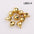 Silver Gold Nickel Copper Jingle Bells Pendants Hanging Christmas Ornaments Christmas Decorations Party DIY Crafts Accessories