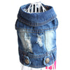 Stylish Cowboy Dog Jacket Spring Denim Dog Clothes Vest Puppy Clothing for Dogs Chihuahua Yorkies Casual Jeans Pet Coat Costumes