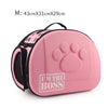 Travel Pet Bag Cat Flower Carriers Bags Breathable Pink Folding Small Dog Outdoor Shoulder Bag Folding Cats Carrying - Play Paws Toys