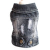 Stylish Cowboy Dog Jacket Spring Denim Dog Clothes Vest Puppy Clothing for Dogs Chihuahua Yorkies Casual Jeans Pet Coat Costumes