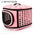 Travel Pet Bag Cat Flower Carriers Bags Breathable Pink Folding Small Dog Outdoor Shoulder Bag Folding Cats Carrying - Play Paws Toys