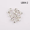 Silver Gold Nickel Copper Jingle Bells Pendants Hanging Christmas Ornaments Christmas Decorations Party DIY Crafts Accessories