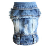 Stylish Cowboy Dog Jacket Spring Denim Dog Clothes Vest Puppy Clothing for Dogs Chihuahua Yorkies Casual Jeans Pet Coat Costumes