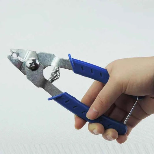 Hog Ring Pliers With 600Pcs Hog Rings M Nails Poultry Chicken Mesh Cage Wire Installation Tools Fences Netting Tags Traps Cage