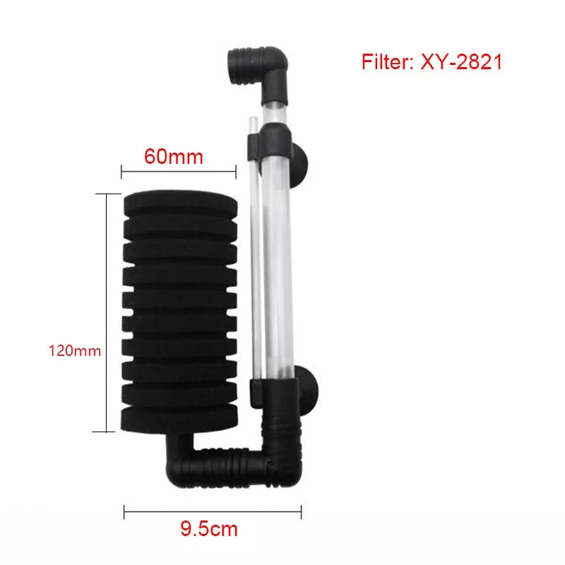 Aquarium Filter for Aquarium Fish Tank Air Pump Skimmer Biochemical Sponge Filter Aquarium Bio Filter Filtro Aquario Practical