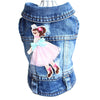 Stylish Cowboy Dog Jacket Spring Denim Dog Clothes Vest Puppy Clothing for Dogs Chihuahua Yorkies Casual Jeans Pet Coat Costumes