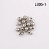 Silver Gold Nickel Copper Jingle Bells Pendants Hanging Christmas Ornaments Christmas Decorations Party DIY Crafts Accessories