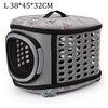 Travel Pet Bag Cat Flower Carriers Bags Breathable Pink Folding Small Dog Outdoor Shoulder Bag Folding Cats Carrying - Play Paws Toys