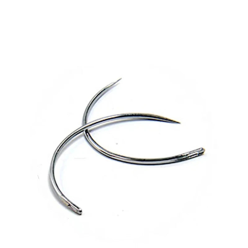 10 Pcs Farm Tool Veterinary Suture Needle Pig Cattle Sheep Poultry Beast with Suture Needle Surgical Needle Livestock Tools