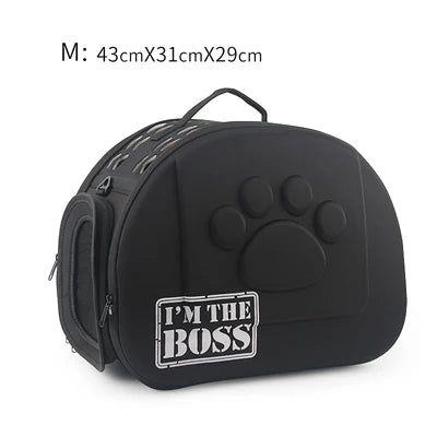 Travel Pet Bag Cat Flower Carriers Bags Breathable Pink Folding Small Dog Outdoor Shoulder Bag Folding Cats Carrying - Play Paws Toys