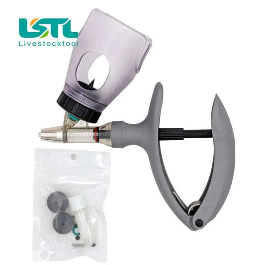 2ml /5ml Automatic Veterinary Continuous Syringe Animal Injection Adjustable Vaccine Injection for livestock Pig Cattle Sheep