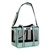EDENPETZ Breathable Pet Dog Cat Carrier Mesh Leather Fashion Large Travel Puppy Kitty Carry Bag Shoulder Handbag - Play Paws Toys