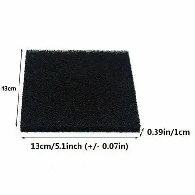 5/10/20Pcs Universal Black Activated Carbon Foam Sponge Air Filter Impregnated Sheet Pad Filter Sponge