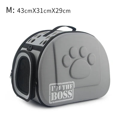 Travel Pet Bag Cat Flower Carriers Bags Breathable Pink Folding Small Dog Outdoor Shoulder Bag Folding Cats Carrying - Play Paws Toys