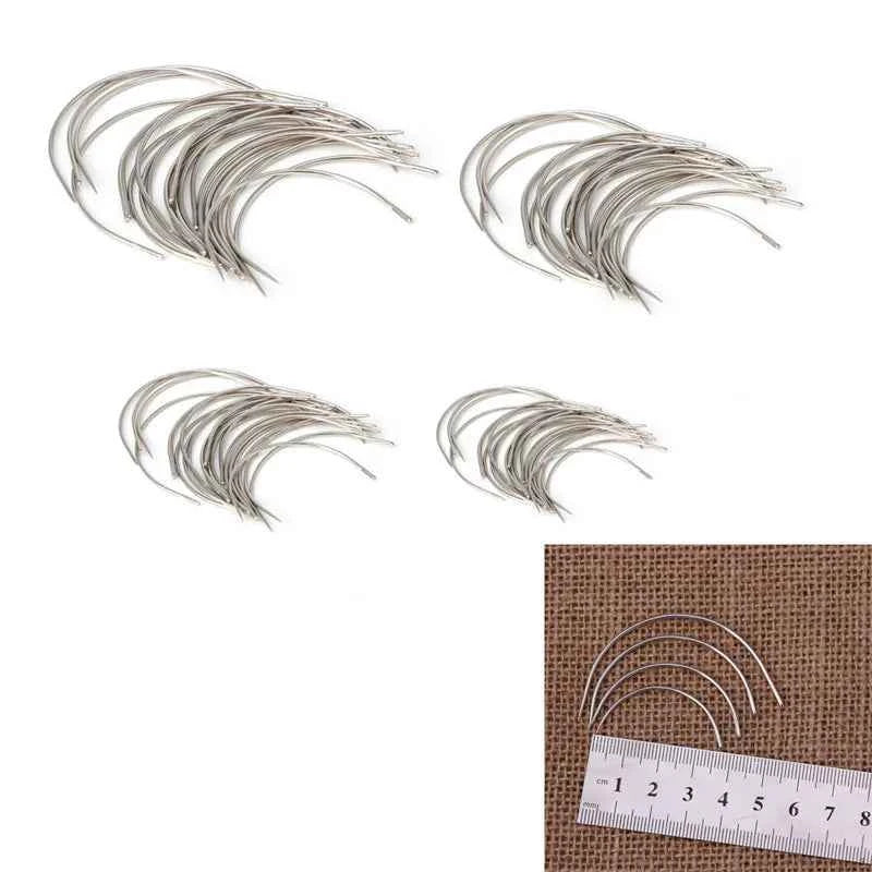25pcs/set Curved Mattress Needles Hand Sewing Needle for Upholstery Household