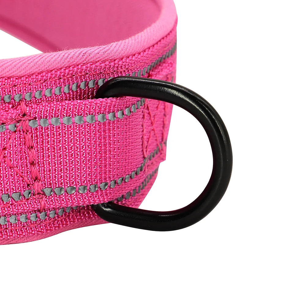 Reflective No Pull Nylon Dog Harness Adjustable Pet Walking Training Harness Vest For Medium Large Dogs Pitbull German Shepherd