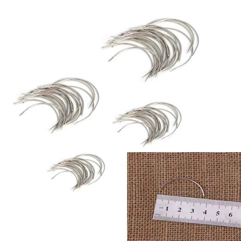 25pcs/set Curved Mattress Needles Hand Sewing Needle for Upholstery Household