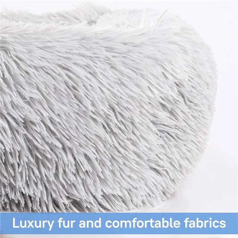Luxury Dog Bed Square Dog Beds Long Plush Dog Mat Beds for Small Medium Large Dogs Supplies Pet Dog Calming Bed Washable Kennel