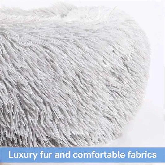 Luxury Dog Bed Square Dog Beds Long Plush Dog Mat Beds for Small Medium Large Dogs Supplies Pet Dog Calming Bed Washable Kennel