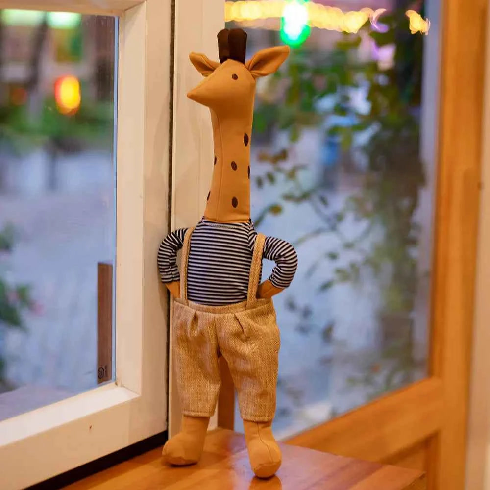 Kawaii Plush Toys For Kids Cute Stuffed Deer Doll Lovely Giraffe Toy For Children Girls Toy Baby Appease Doll Home Decor