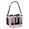 EDENPETZ Breathable Pet Dog Cat Carrier Mesh Leather Fashion Large Travel Puppy Kitty Carry Bag Shoulder Handbag - Play Paws Toys