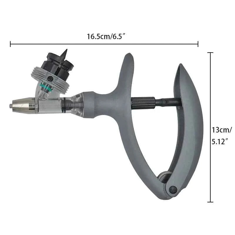 1ml/2ml /5ml Automatic Veterinary Continuous Syringe Animal Injection Adjustable Vaccine for livestock Pig Cattle Sheep