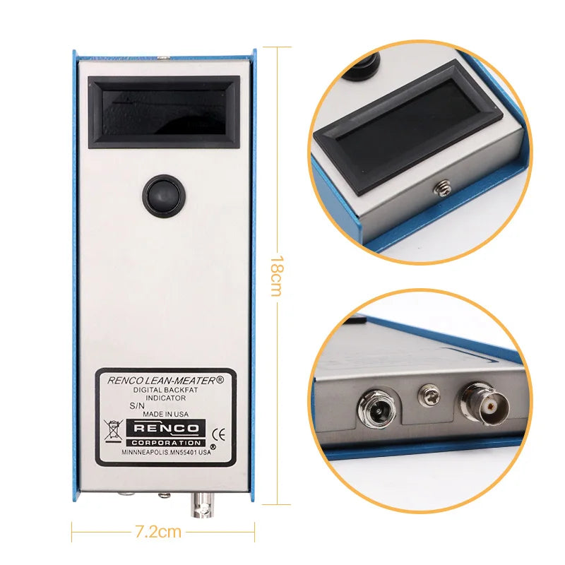 Feming Code Detector Pig Back Fat Detection Equipment Farm animals Porket Criterion Precise