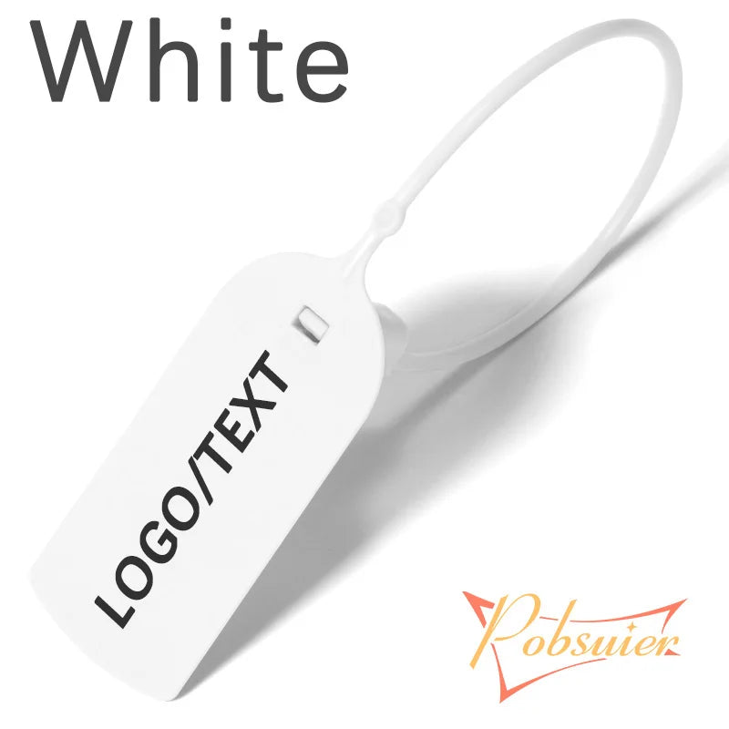 100Pcs Custom Clothing Hang Tags Personalized Plastic Security Print Garment Shoe Clothes Product Logo Gift Tag Label 200mm/7.8"