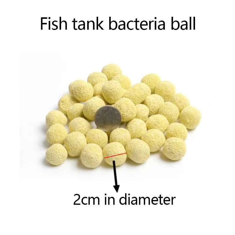 Aquarium Filter Media Activated Carbon Ceramic Rings Bio Ball Clean Water 1 Pcs