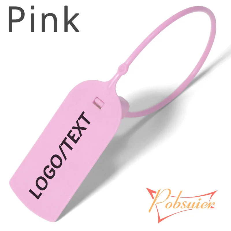 100Pcs Custom Clothing Hang Tags Personalized Plastic Security Print Garment Shoe Clothes Product Logo Gift Tag Label 200mm/7.8"